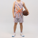 BENCO Basketball Jersey Grey Orange Men